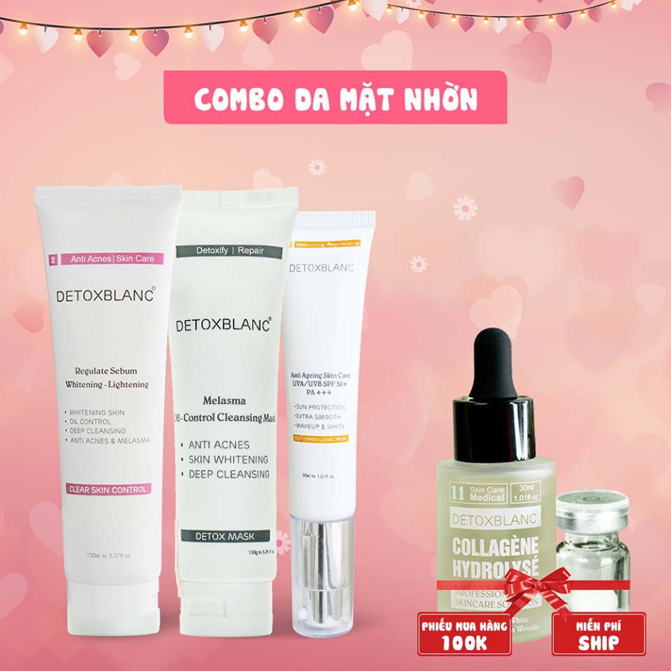 🔥🔥🔥BỘ SIÊU TẮM TRẮNG DA MẶT DETOX BLANC🔥🔥🔥 | BigBuy360 - bigbuy360.vn
