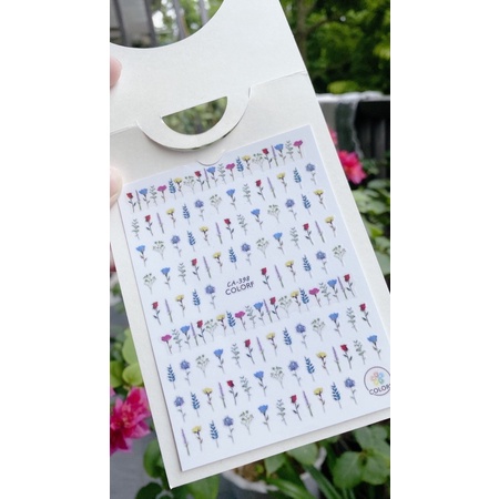 Stick hoa lá cành, đề can hoa lá, sticker bông hoa