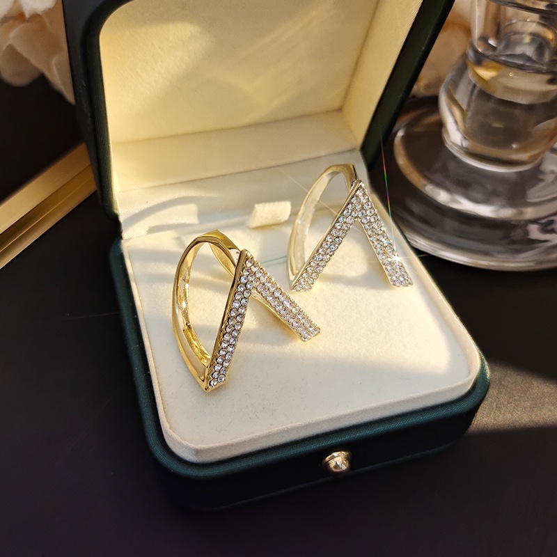 Trâm cài khăn choàng lụa JIUDUOLAN hình chữ V độc đáo đơn giản thanh lịch đa năng