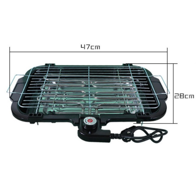 Bếp nướng điện không khói BBQ Electric Barbecue Grill, vỉ nướng mẫu mới 2021 hàng đẹp loại 1 với 2 mức nhiệt.