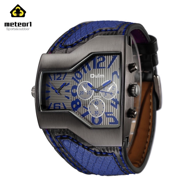 Men Business Quartz Watch Double Time Show Casual Sports Watches