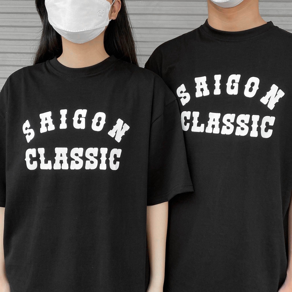 ÁO THUN FF FORM RỘNG SAIGON CLASSIC TYPO, VẢI THUN 2 CHIỀU 100% COTTON 250G