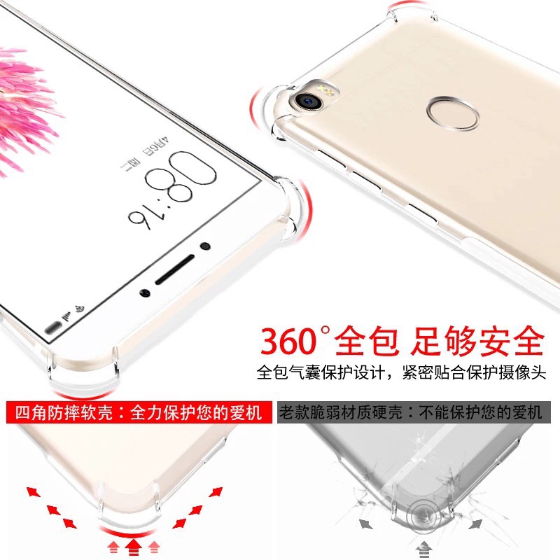 Ốp Lưng Trong Suốt Cho Xiaomi Mi Max 3 Max 2 Mix 2 Mix 2 S Note 2 Note 3 | BigBuy360 - bigbuy360.vn