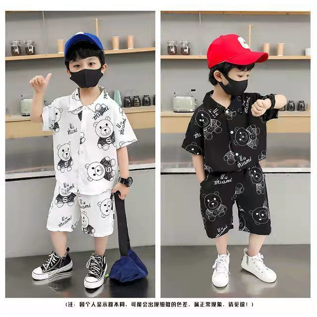Set 2 Áo Thun + Quần Short Thời Trang Cho Bé Trai Từ 3 Đến 4-5 Đến 6 Đến 7 Đến 8 Đến 9 Đến 10 Đến 11 Đến 12 Tuổi Bán Thanh Thiếu Niên