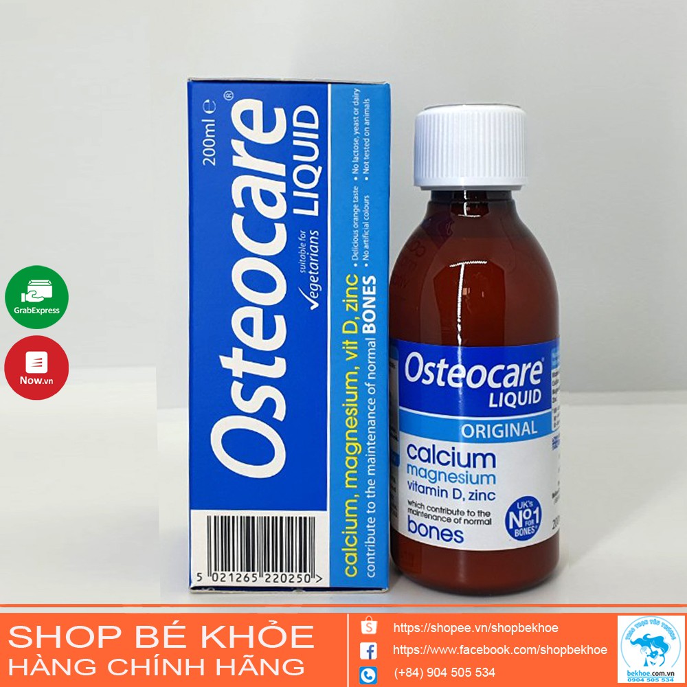 Canxi nước Osteocare Liquid 200ml - Osteocare Calcium Magnesium VitaminD Zinc