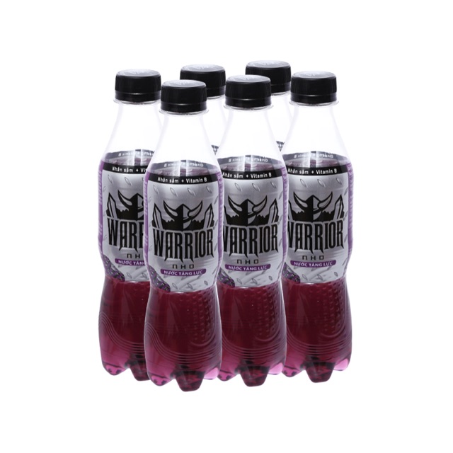 Nước tăng lực Warrior chai nhựa 330ml x 6