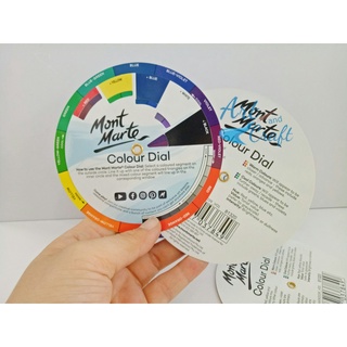 Bảng hướng dẫn pha màu mini mont marte colour dial - maxx0039