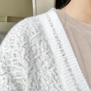 Áo Nora Cardigan len lông thỏ