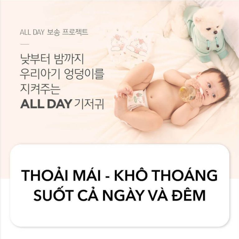 Bỉm tã quần cho bé ENBLAC Keep Friend size 4/26M 5/22M 6/18M, bỉm quần em bé - Monnie Kids