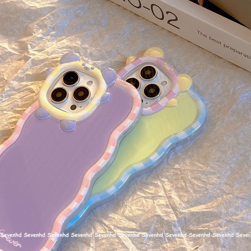 Ốp Điện Thoại Mềm Chống Sốc In Hình Quái Vật Cho iPhone 13 12 11 Pro Max Xs Max Xr X 7 8 6 6s Plus