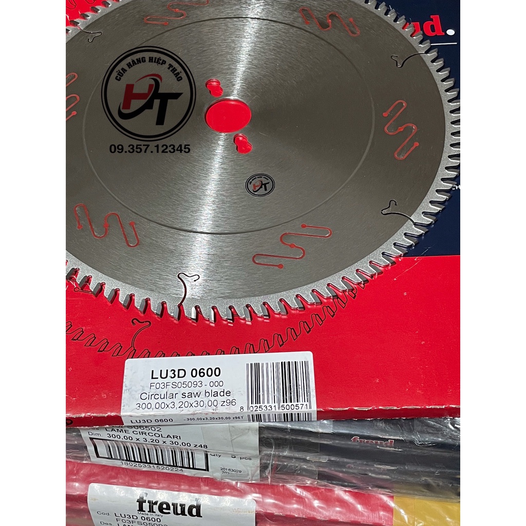 Lưỡi cưa gỗ hợp kim 300 x 30 mm x 96T Freud LU3D 0600 ( Phiên Bản Chống Ồn ) LCG-FR-96R-LU3D