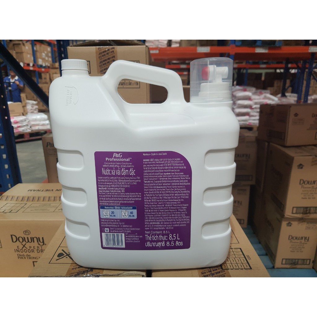 Nước xả vải Downy Chuyên dụng Huyền bí (Đen) Can khổng lồ 8.5L