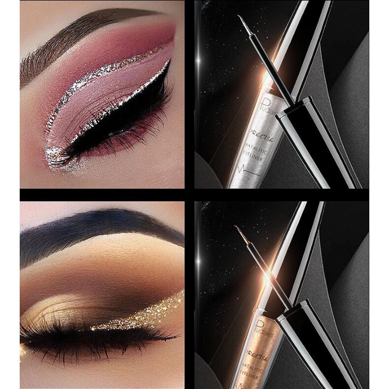 Bút kẻ mắt phối ánh nhũ ngọc trai Pudaier độc đáo 16 màu sắc tùy chọn 40g