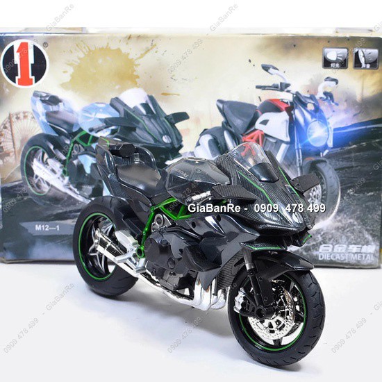 Xe Mô Hình Ninja H2r - Tỉ Lệ 1:12 - Hàng H1toy - 8701