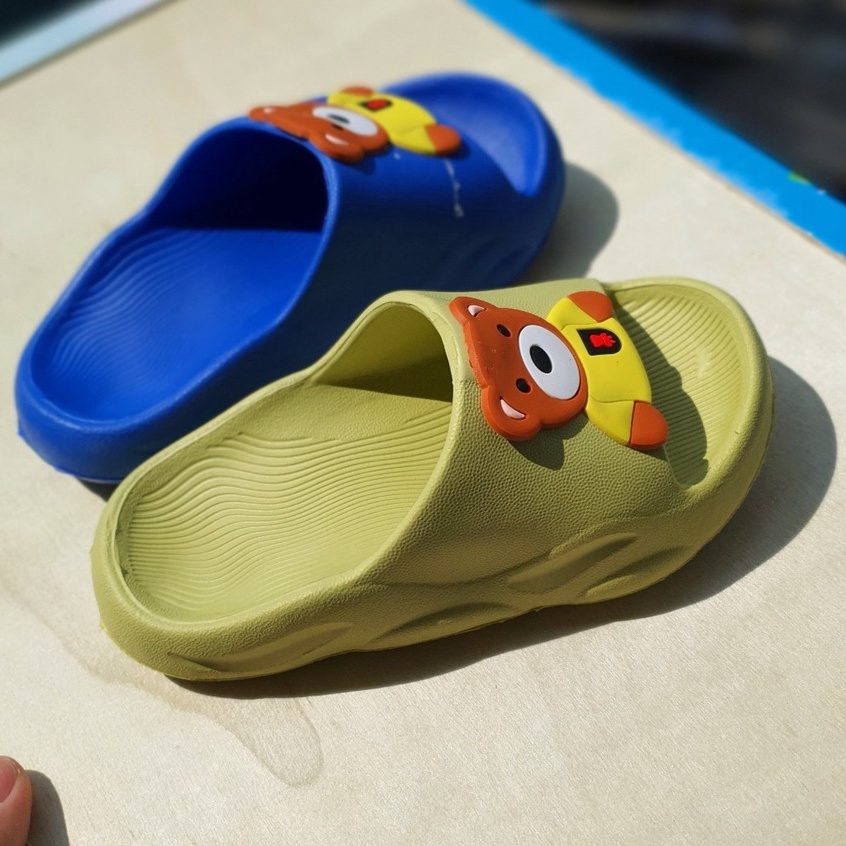 Dép bánh mì siêu nhẹ cho bé trai bé gái hình gấu túi siêu to