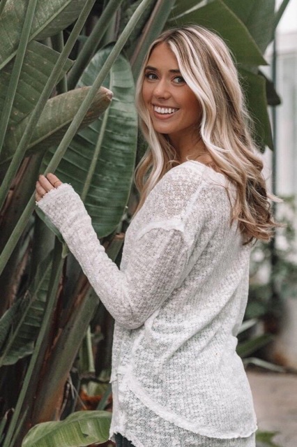 ÁO LEN FREE PEOPLE | ÁO LEN MỎNG TAY DÀI VNXK