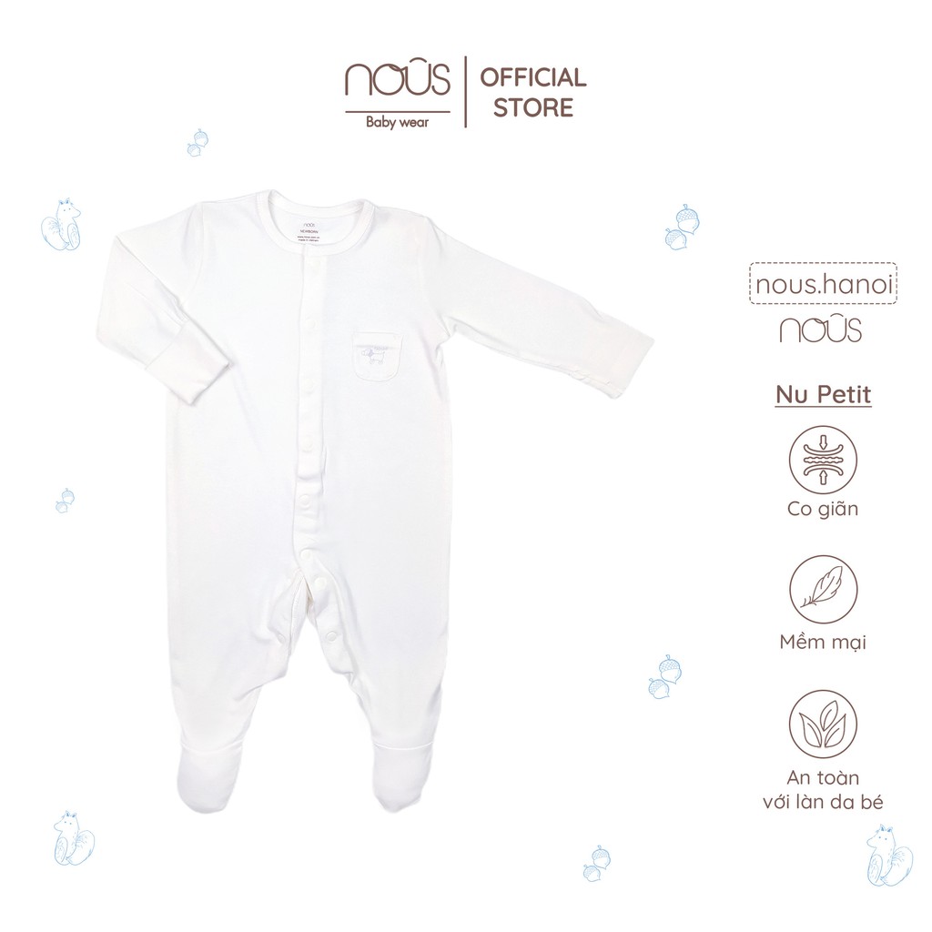 [FULL] Bộ Body Sơ Sinh Nous Có Tất Chân NB Dành cho bé Sơ Sinh (Size Sơ Sinh Newborn NB)