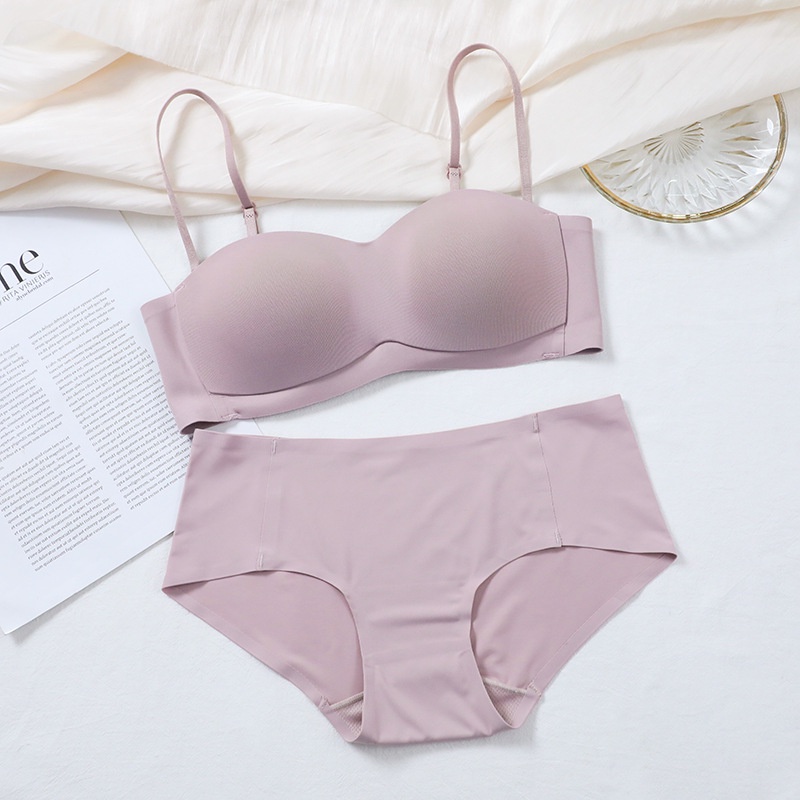 Áo Ngực Không Gọng Không Đường May Dây Đeo Vai Tháo Rời Được AB Dành Cho Nữ