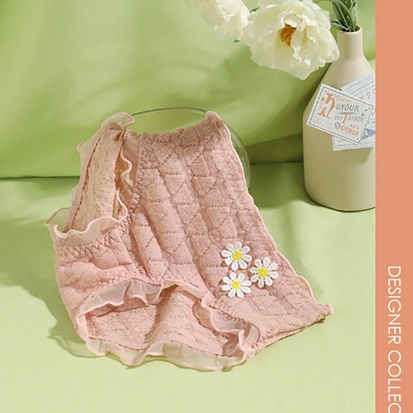 Quần lót nữ ren nhám siêu co giãn đính hoa cúc dễ thương Havana FLQ158