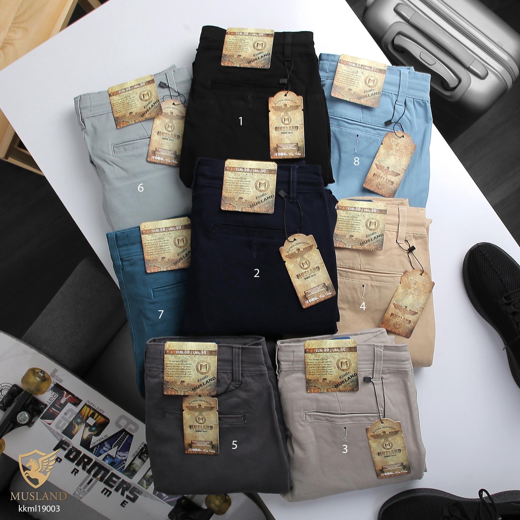 Quần Kaki Cao Cấp Musland Form Slimfit - Trẻ trung- Năng động