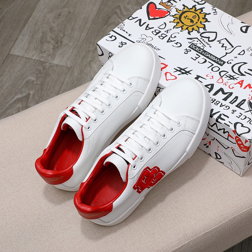 Giày Sneakers nam trẻ trung da thật Dolce & Gabbana D&G