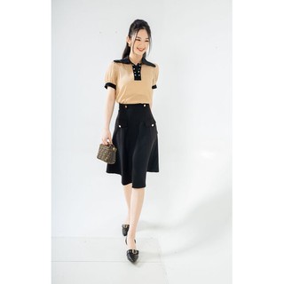 Chân váy bổ mảnh cạp cá TT