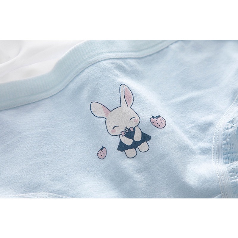 Quần Lót Nữ Cotton Thỏ Xanh Dễ Thương Cute  8014