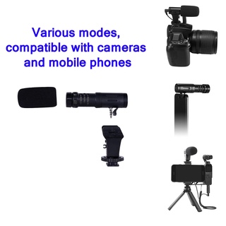 MIC-06 Camera Microphone 3 5mm/0 14inch Video Microphone 0 5mA Interview Microphone Efficient Portable Microphone ELEN