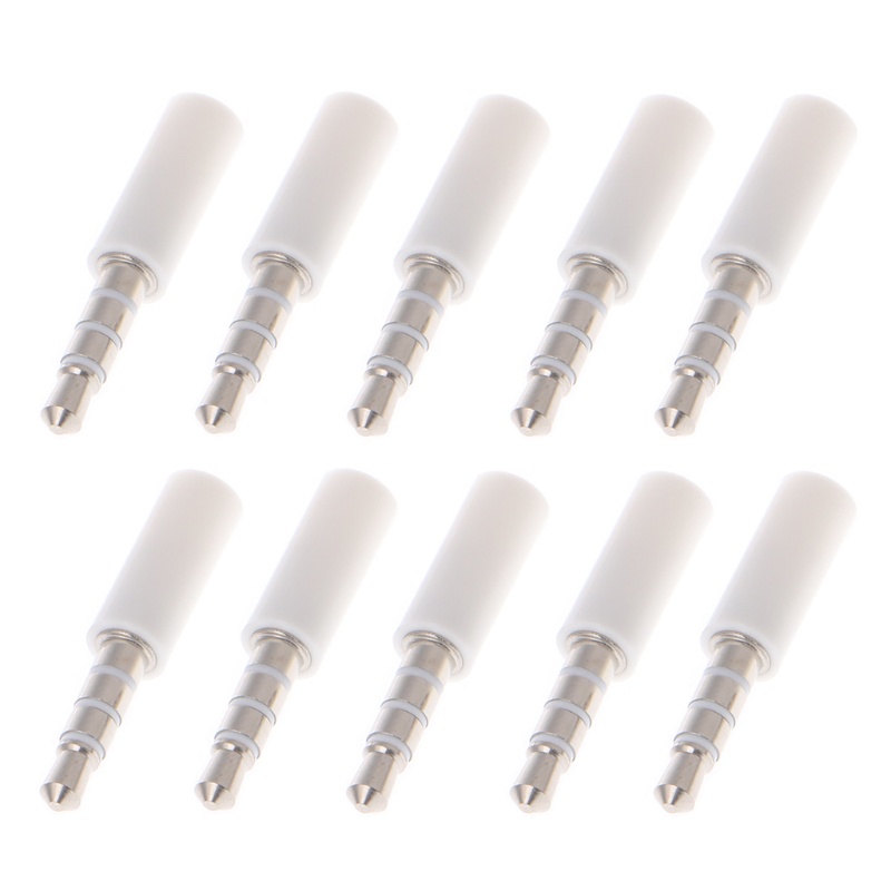 Set 10 Giắc Cắm Tai Nghe 4 Cực 3.5mm Mạ Vàng Chuyên Dụng