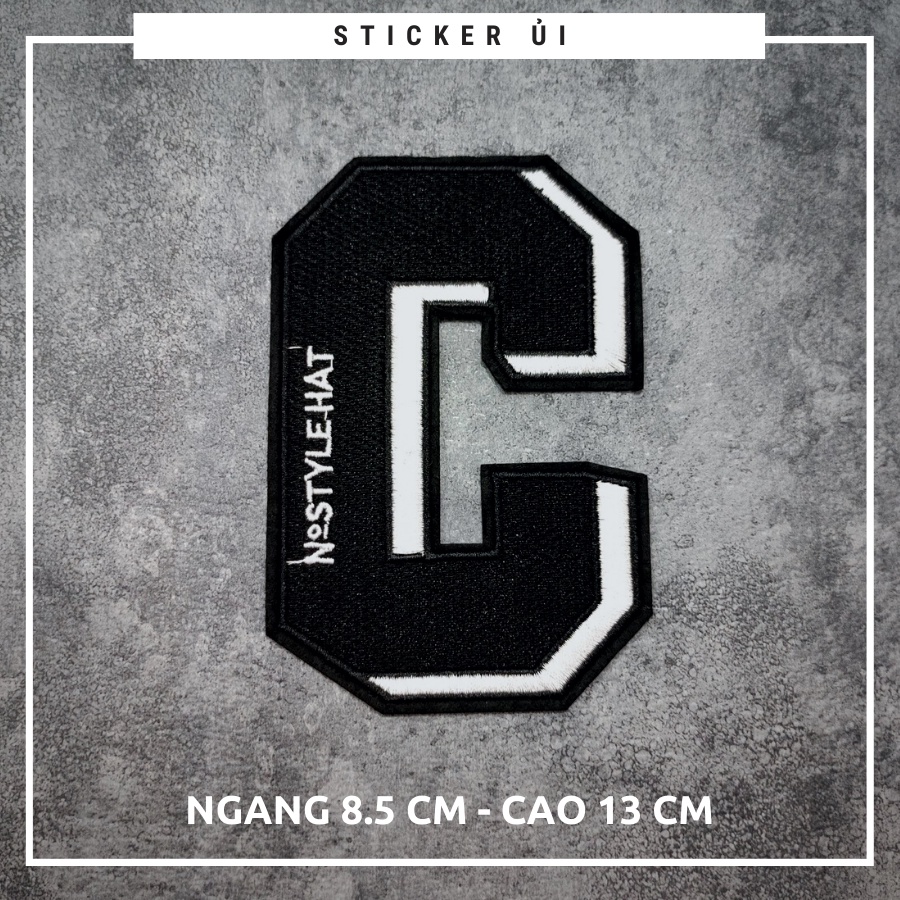 Sticker ủi áo Cao cấp - CÓ SẴN KEO ỦI - sticker vải dùng làm miếng vá áo, phụ kiện trang trí quần áo, balo, giày, nón