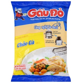 Cháo ăn liền gấu đỏ hương vị cá, gà, thịt bằm 50g
