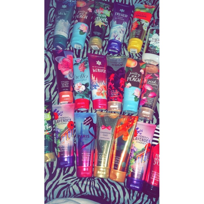 Body lotion Bath and Body Works