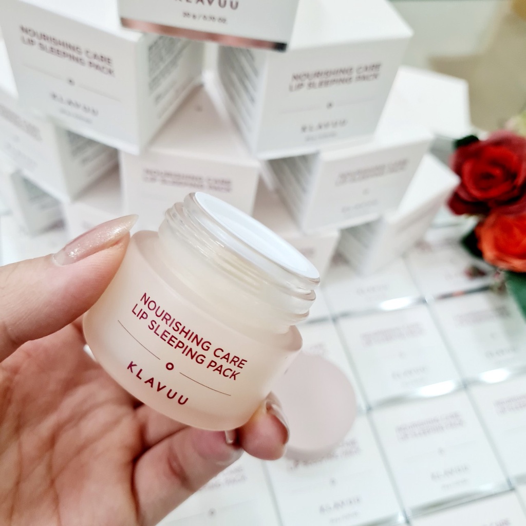 Mặt Nạ Ngủ Môi Klavuu Mask ủ môi hồng 20g