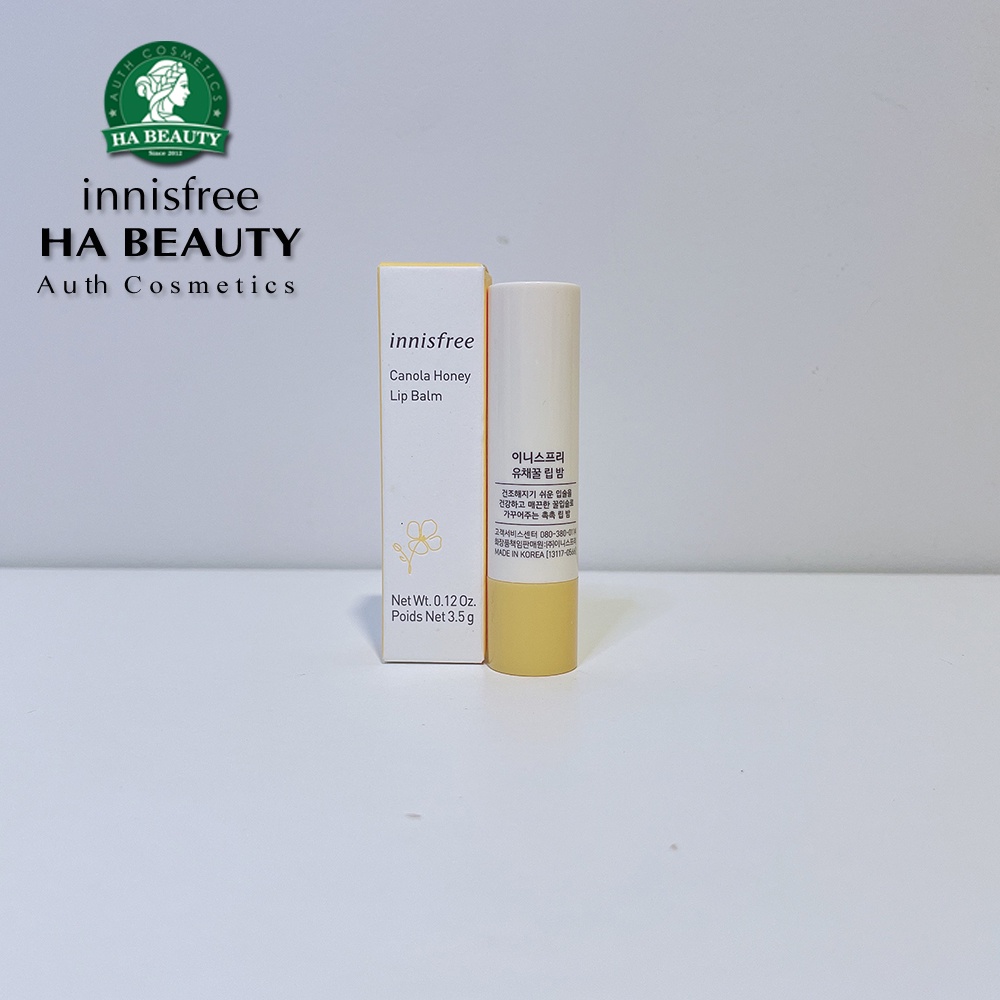 Son dưỡng môi mật ong hoa cải innisfree Canola Honey Lip Balm 3.5g