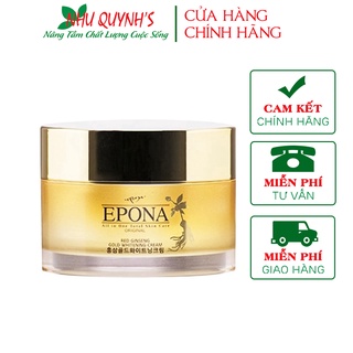  Kem dưỡng trắng mờ thâm nám xóa mờ nếp nhăn chiết xuất hồng sâm ngàn năm Epona Original Red Ginseng Gold Whitening 50ml 