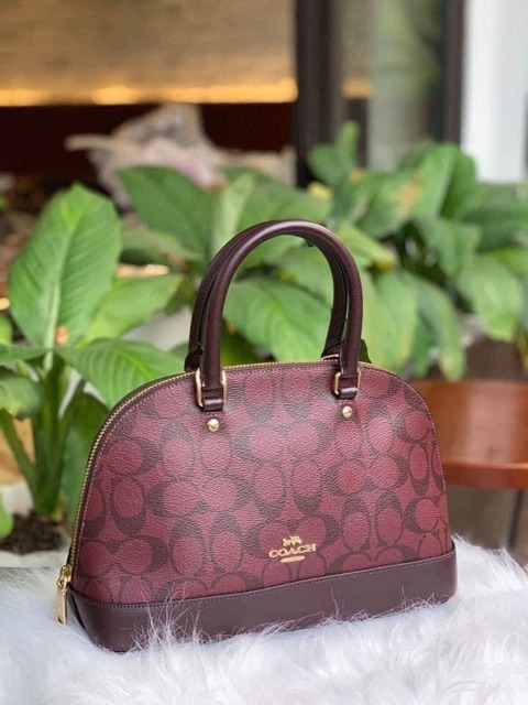 Túi Coach auth sale(4 màu: tím logo, vàng logo, camlogo, đỏ mận logo)