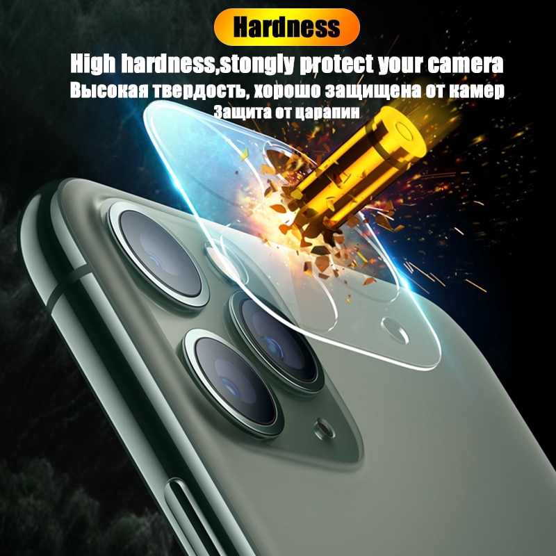 Phim Dán Bảo Vệ Ống Kính Máy Ảnh Trong Suốt Chống Sốc Cho iPhone 11 12 13 14 Max XR X XS 7 + 8 + 7 8