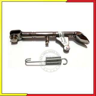 Chân Chống Inox Đặc Cho Wave, Dream, Sirius - Màu Bạc