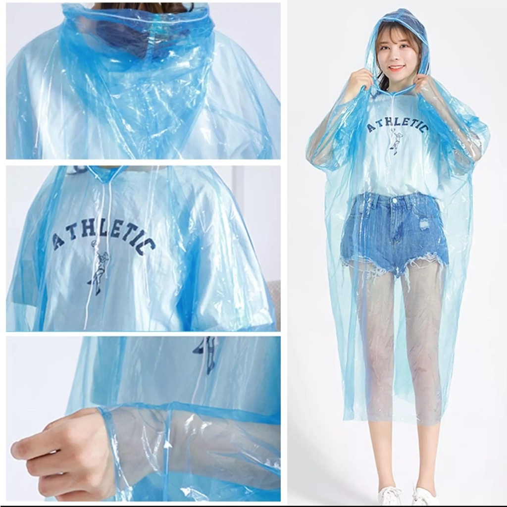 Bóng Áo Mưa Dùng 1 Lần Chống Thấm Nước Baju Hujan Dewasa