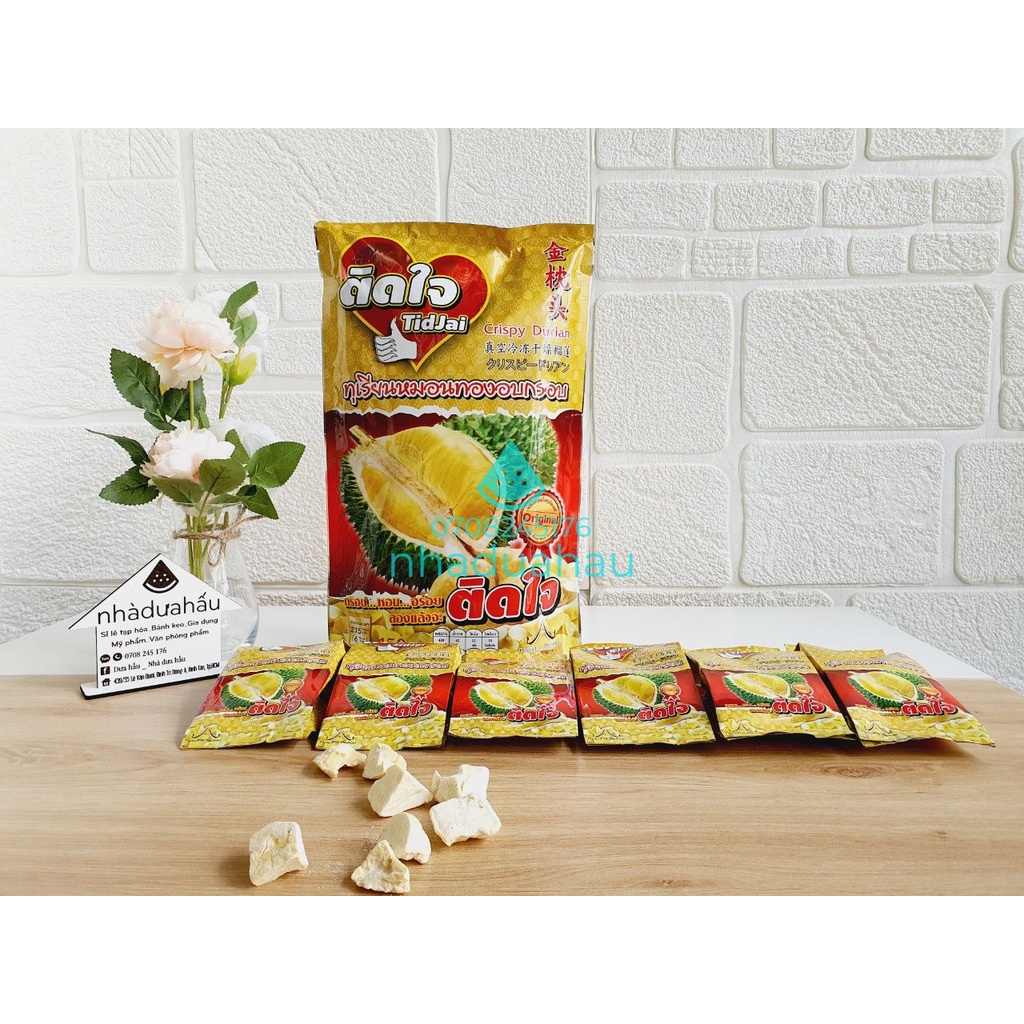 Lẻ một gói nhỏ sầu riêng sấy lạnh Thái Lan gói nhỏ 45g