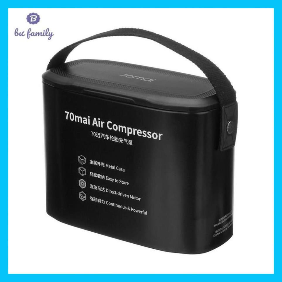 Máy bơm lốp xe ô tô mini, máy bơm lốp xe hơi cầm tay Xiaomi 70mai Air Compressor TP01 - Chất Lượng Tốt