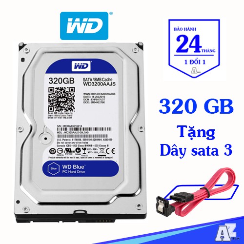 Ổ CỨNG PC HDD WESTERN DIGITAL BỘ NHỚ 160GB / 250GB / 320GB / 500GB / 1TB BẢO HÀNH 24 THÁNG
