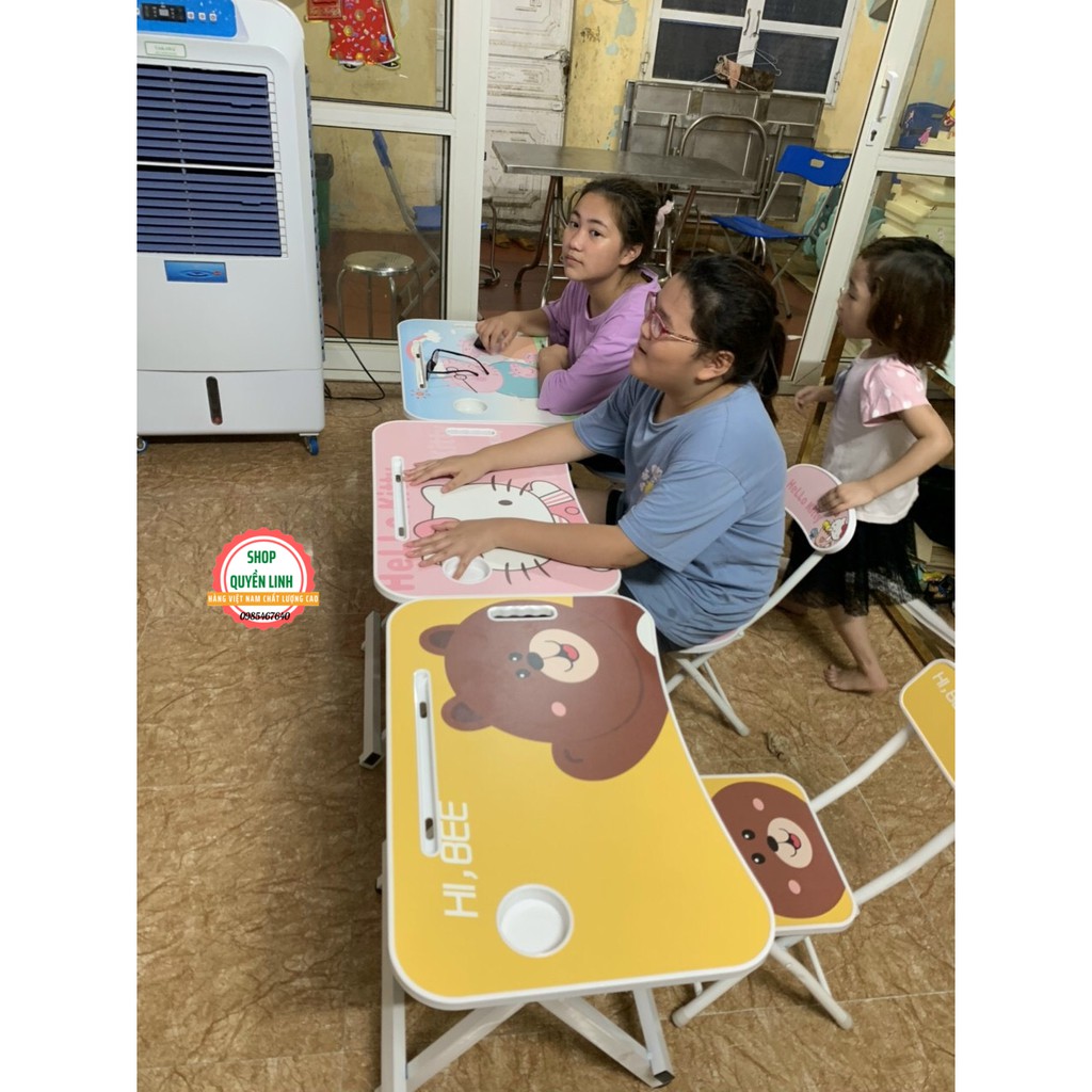 (Sỉ lẻ}Bộ bàn học trẻ em gấp gọn thông minh, hoạt tiết hoạt hình đa dạng, bàn ăn cho trẻ gấp gọn, bàn để laptop gấp gọn | BigBuy360 - bigbuy360.vn