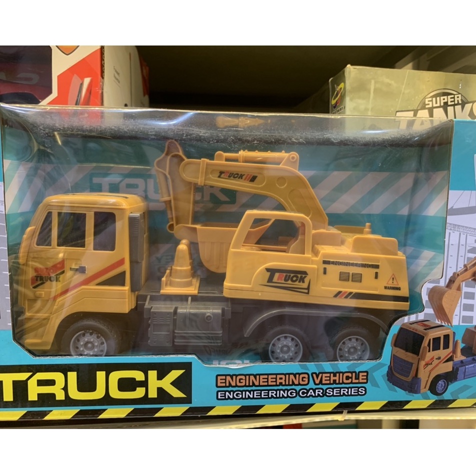 Đồ chơi trẻ em xe máy xúc xoay 360 có tay điều khiển khớp múc