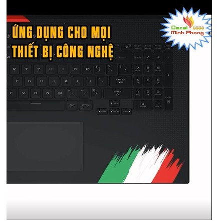 Tem logo sọc cờ italia,pháp,đức...(giá 2 tem) dán oto, xe máy,mũ bảo hiểm,laptop,ipad,điện thoại....v.v.