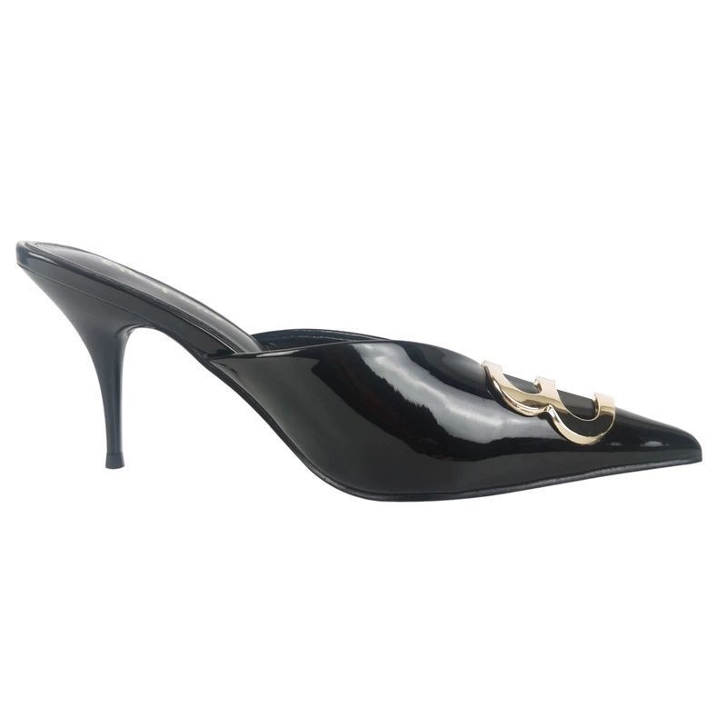 Balenciaga Dép Bít Mũi Nhọn Trang Trí Khóa Kim Loại Thời Trang Mùa Hè Cho Nữ Balenciaga 2022