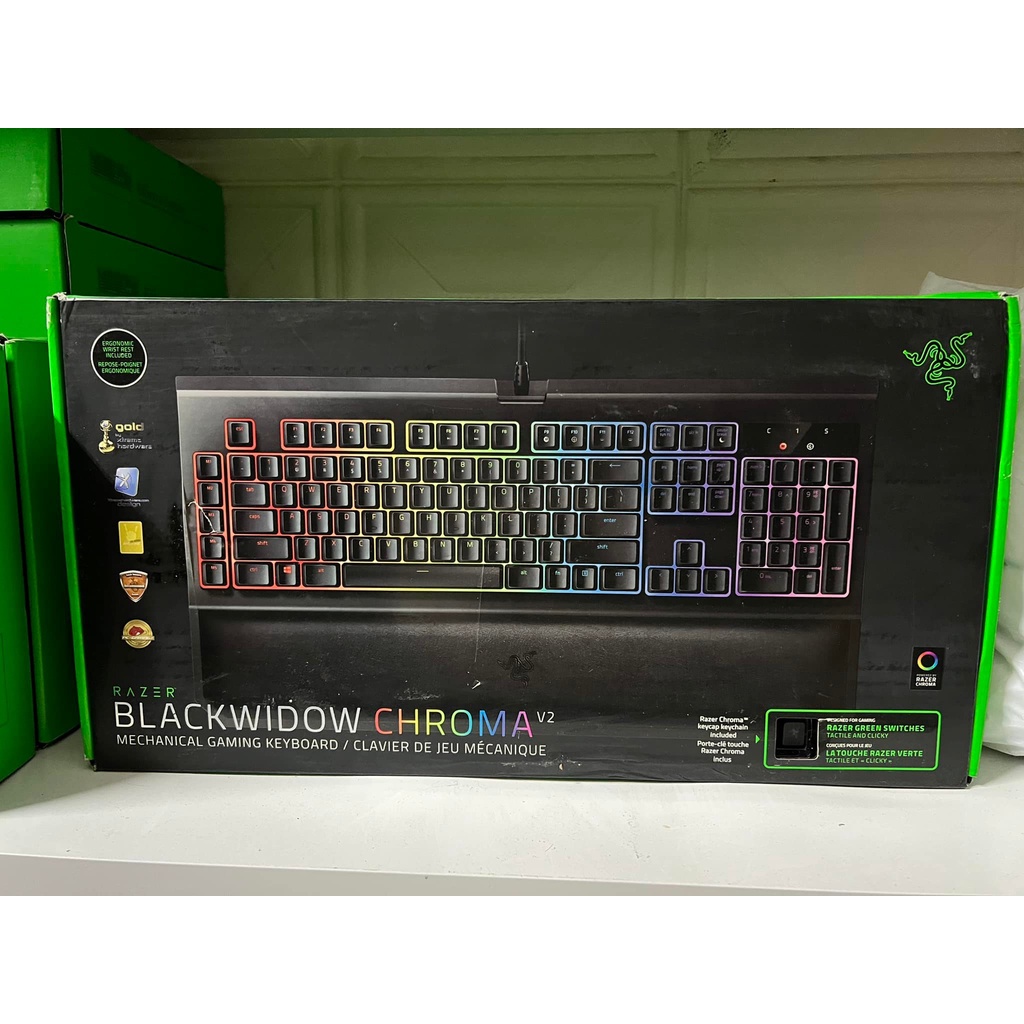 Bàn phím cơ chuyên dụng cho game thủ RAZER BLACKWIDOW CHROMA V2