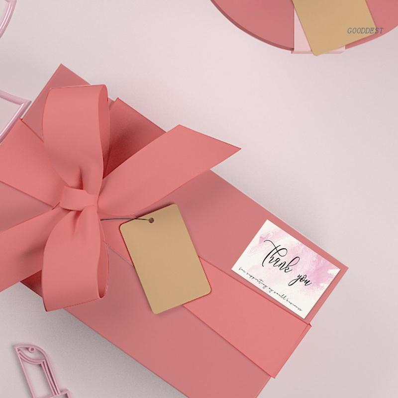 Bộ 350 Miếng Dán In Chữ Thank You Xinh Xắn