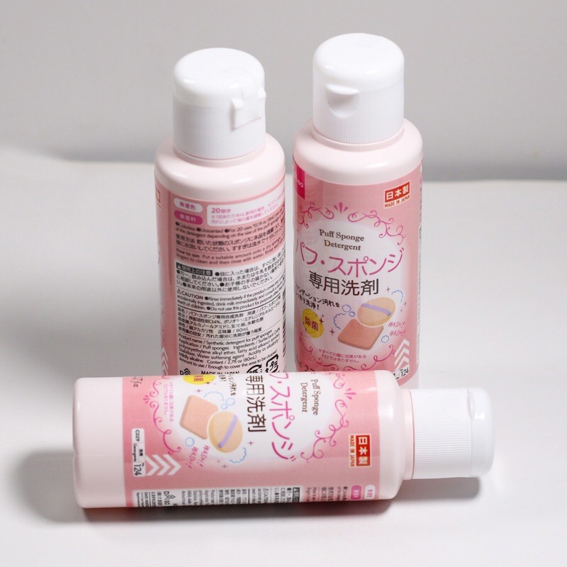 Nước rửa cọ trang điểm mút tán kem nền Guviet dung tích 80ml 150ml