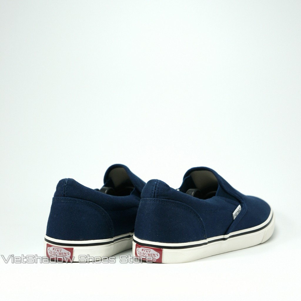 Slip on | Giày lười vải nam dáng classic - Mã SP 177-xanh | BigBuy360 - bigbuy360.vn